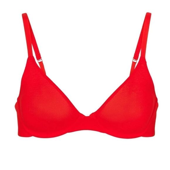 SKIMS Ruby Red T Shirt Bra Sz 44C NWT - Picture 13 of 14